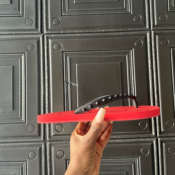 Christian Louboutin flip-flops